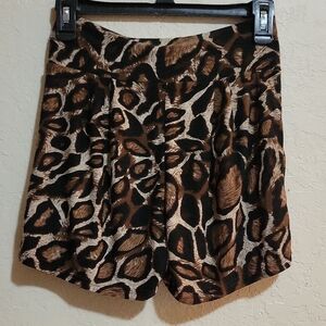 Leopard Print Women's Shorts